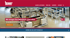 Desktop Screenshot of bauer-weilheim.de